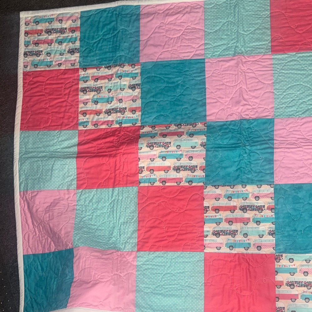 Colorful Patchwork Quilt - Picture 3 of 5